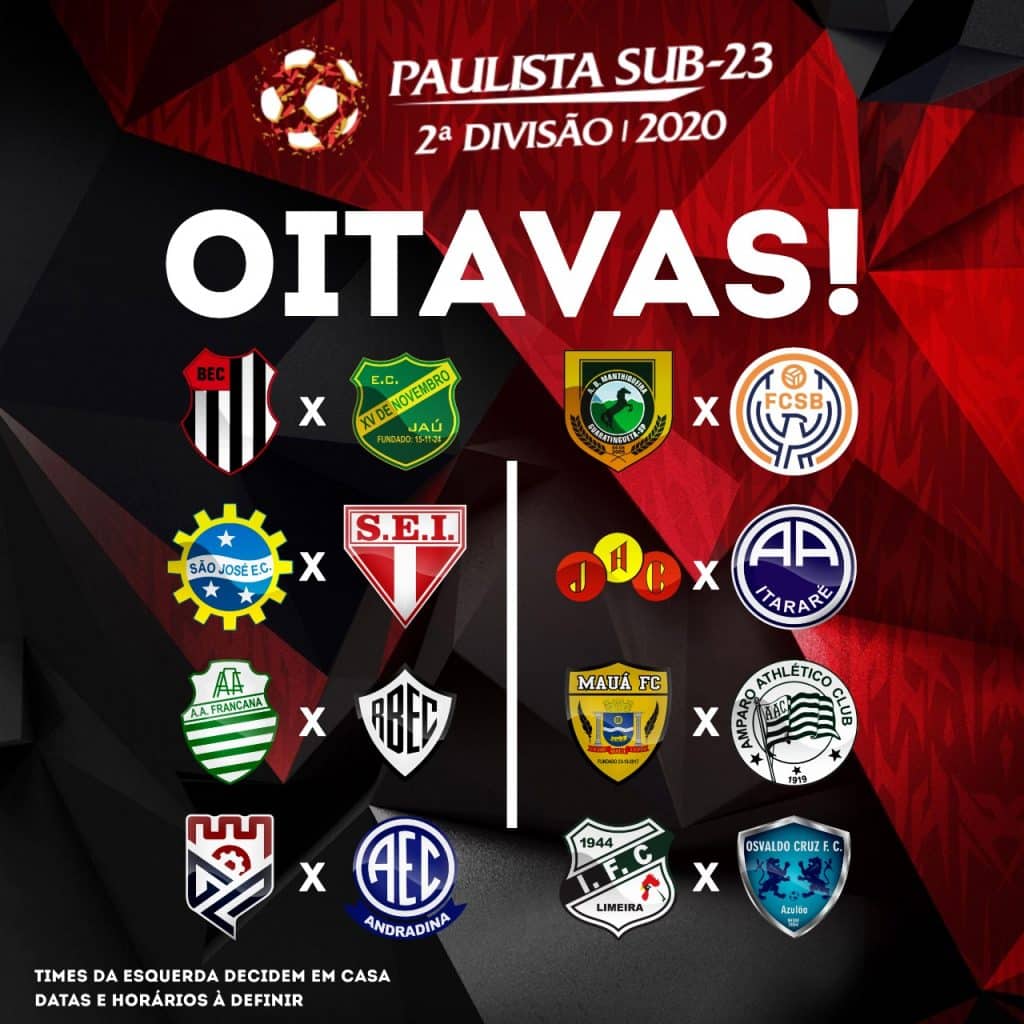 Confira os resultados de ida das quartas de final da Copa Paulista